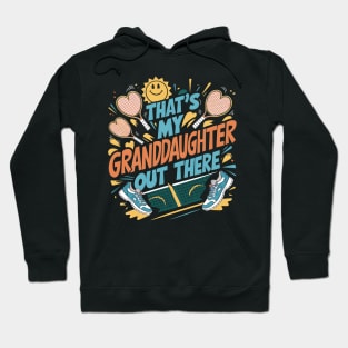 That's My Granddaughter Out There Tennis Grandma Mother's day Hoodie